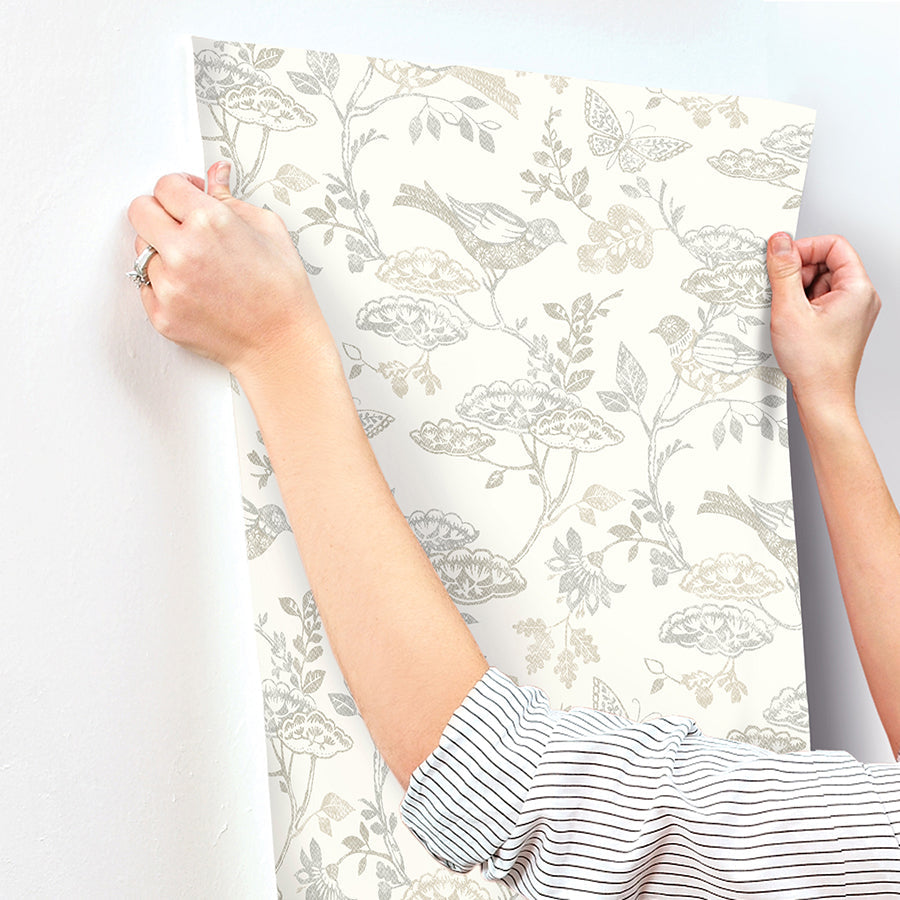 3125-72317 Malmo Grey Trail Wallpaper