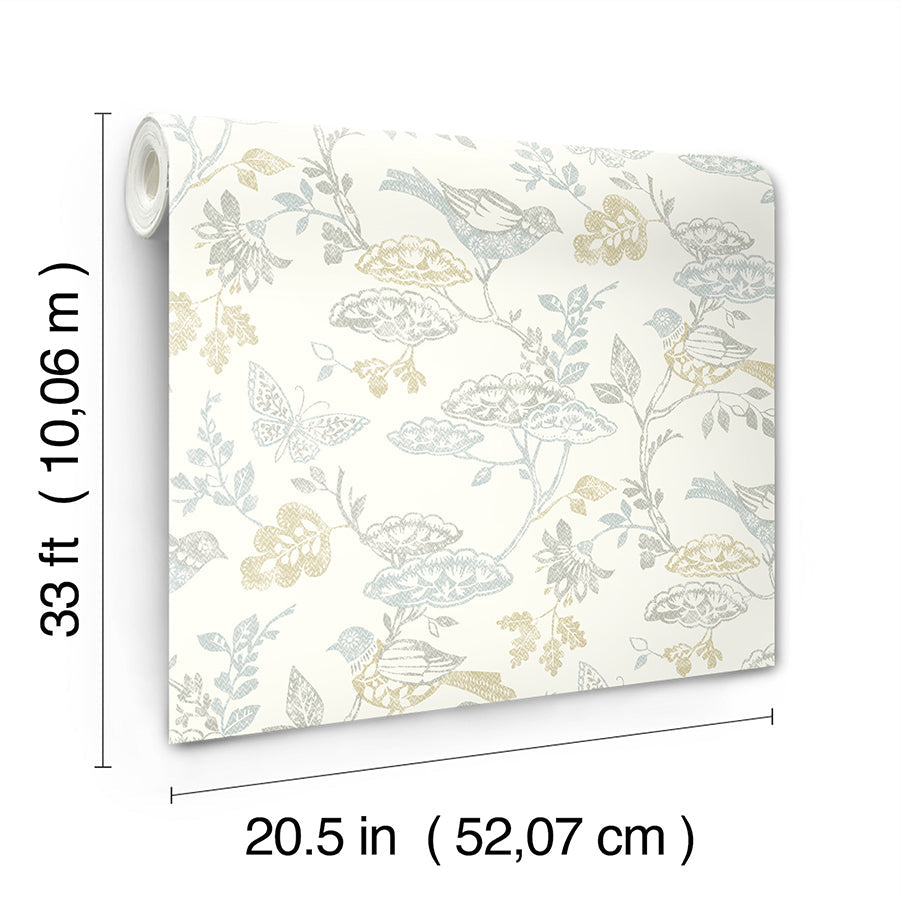 3125-72318 Malmo Multicolor Trail Wallpaper