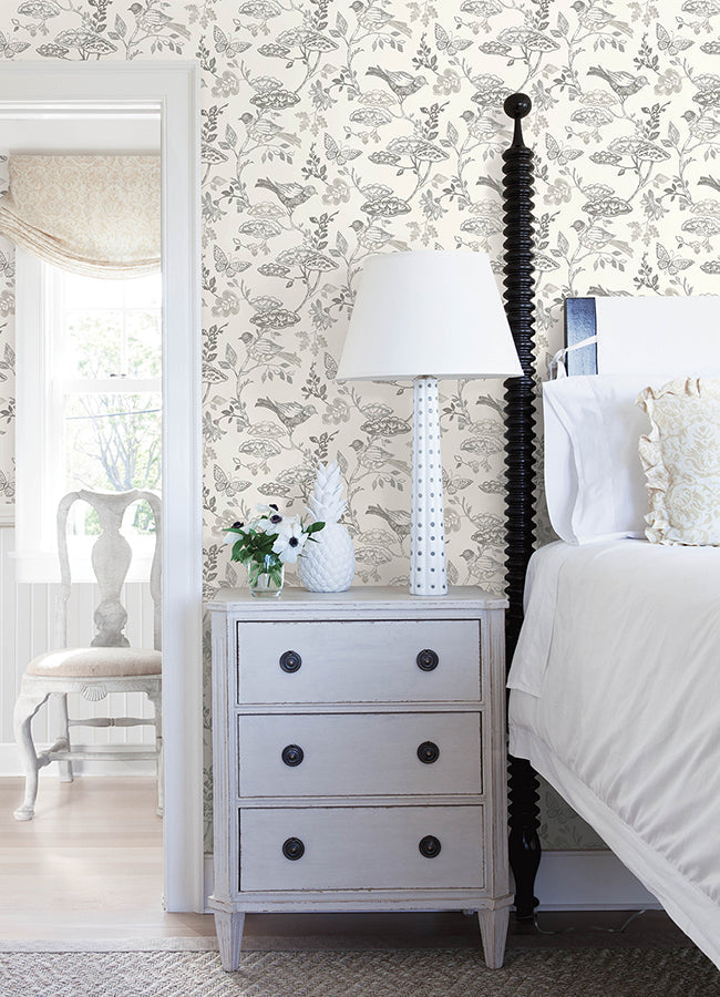 3125-72319 Malmo Black Trail Wallpaper