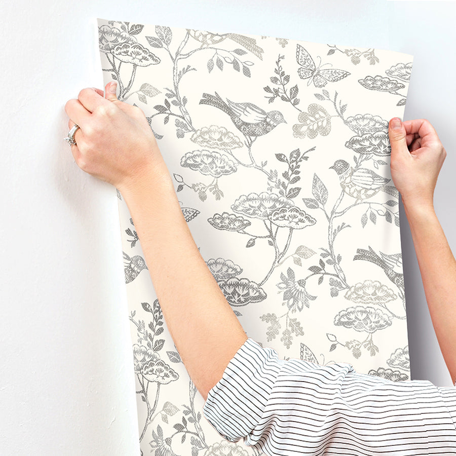 3125-72319 Malmo Black Trail Wallpaper