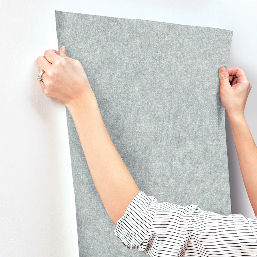 3125-72357 Homespun Denim Textured Wallpaper