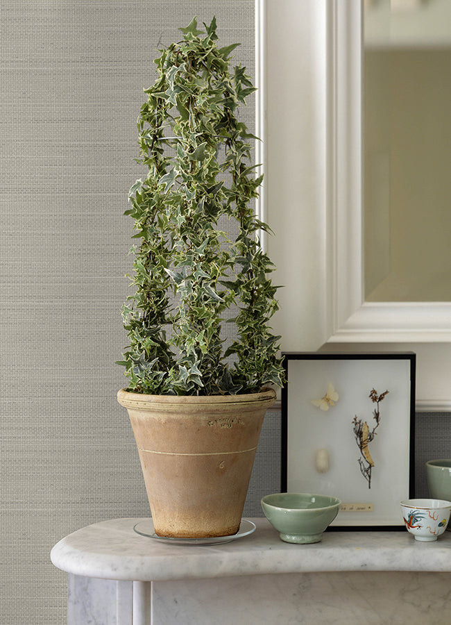 3125-72368 Spinnaker Charcoal Netting Wallpaper
