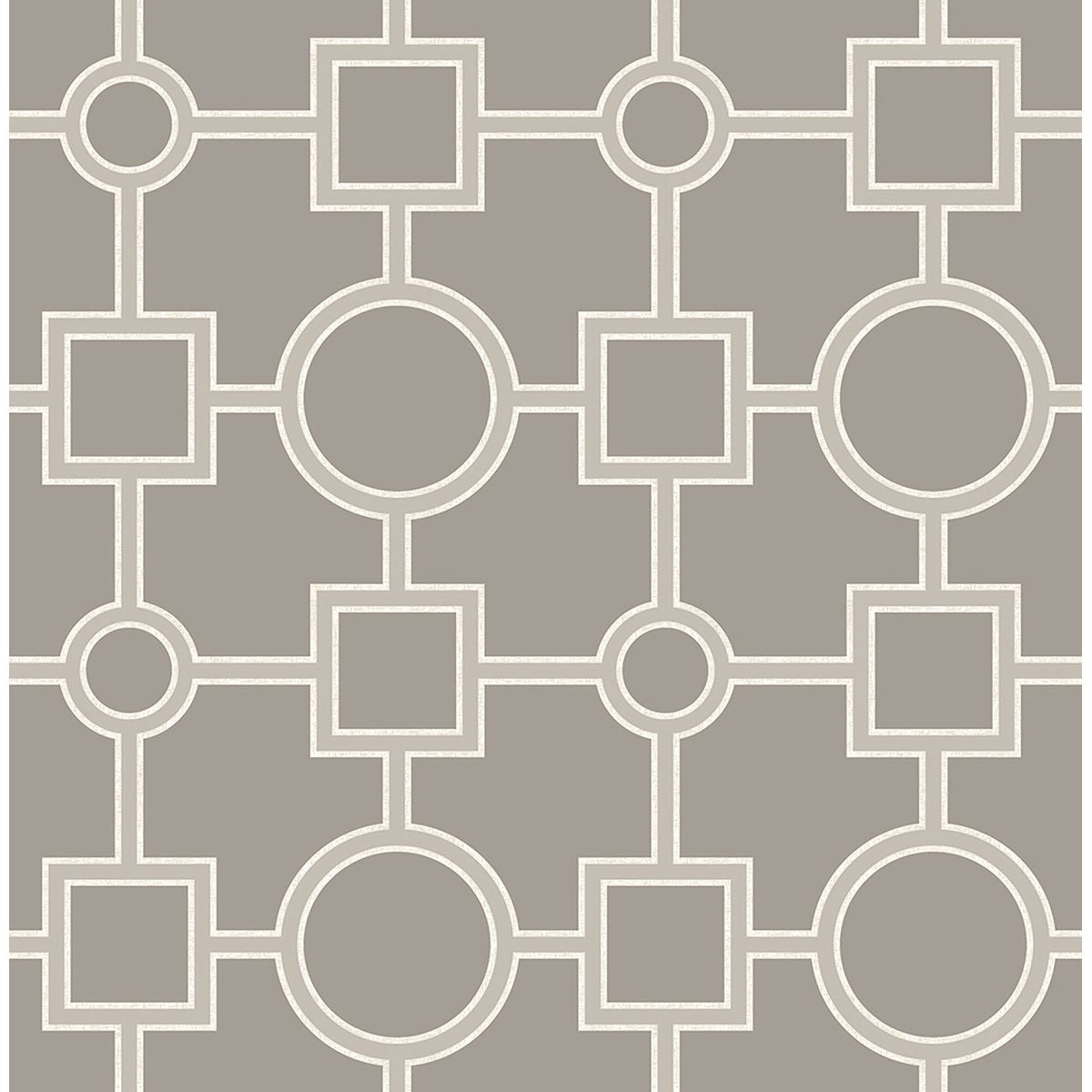 2625-21810 Matrix Taupe Geometric Wallpaper