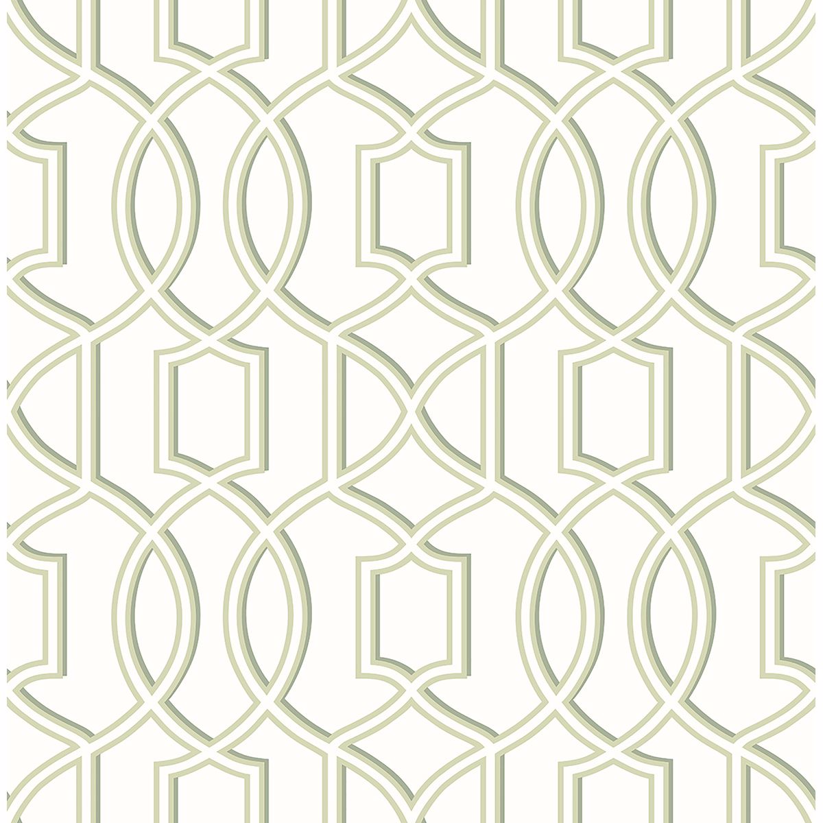 2625-21813 Quantum Green Trellis Wallpaper