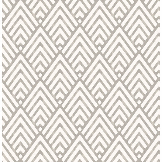 2625-21825 Vertex Charcoal Diamond Geometric Wallpaper
