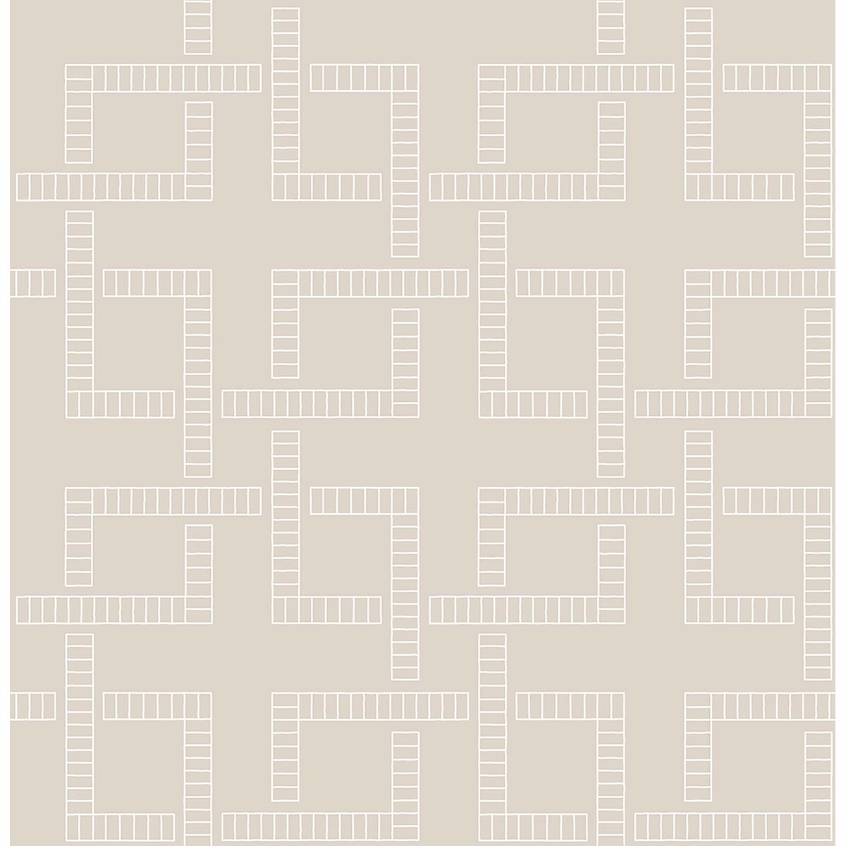 2625-21831 Theory Beige Geometric Wallpaper