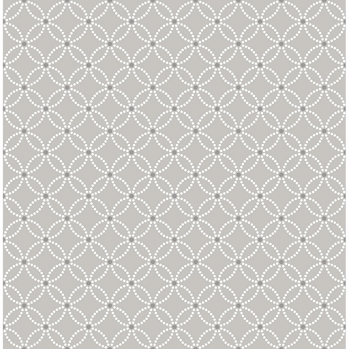  2625-21843 Kinetic Grey Geometric Floral Wallpaper 