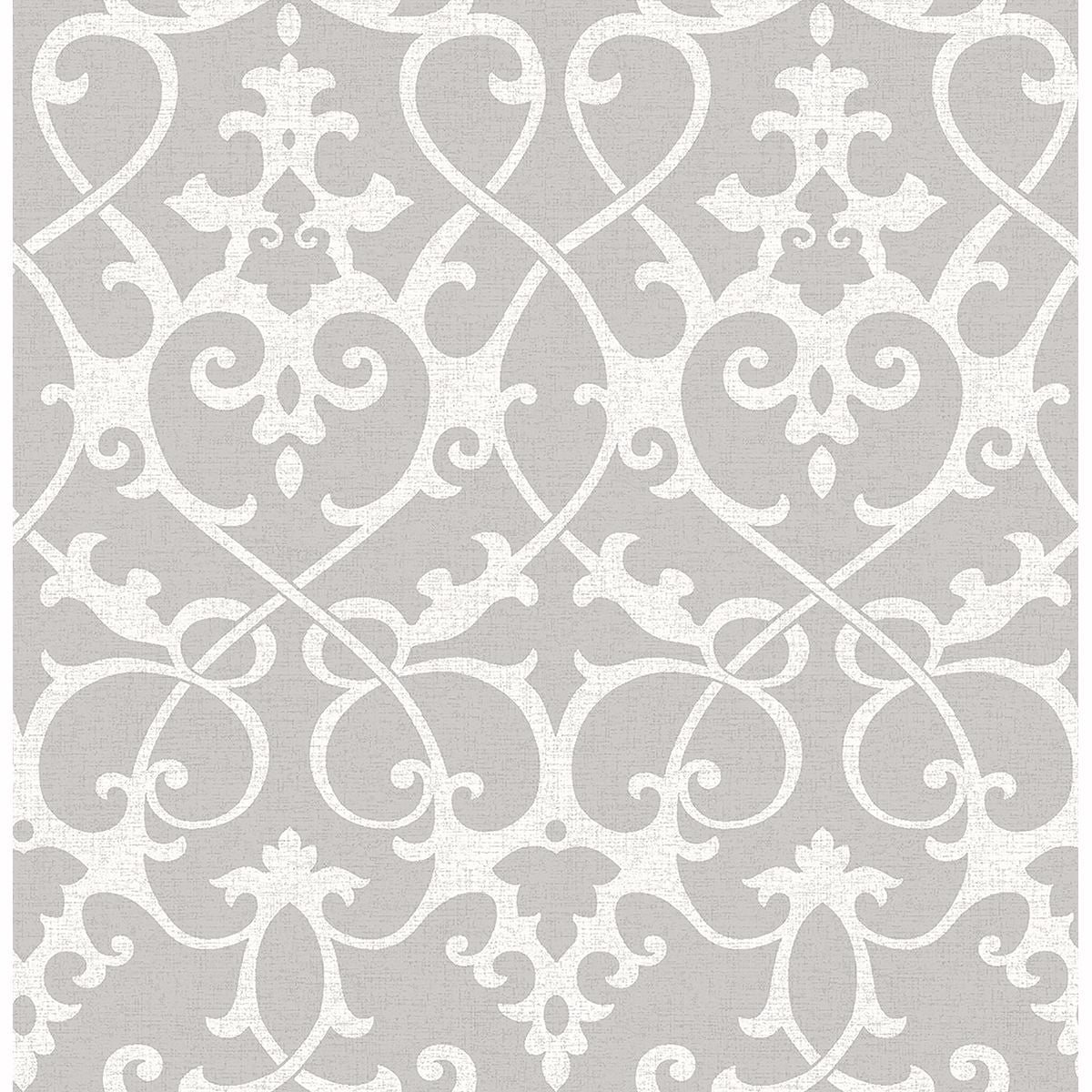 2625-21866 Axiom Grey Ironwork Wallpaper