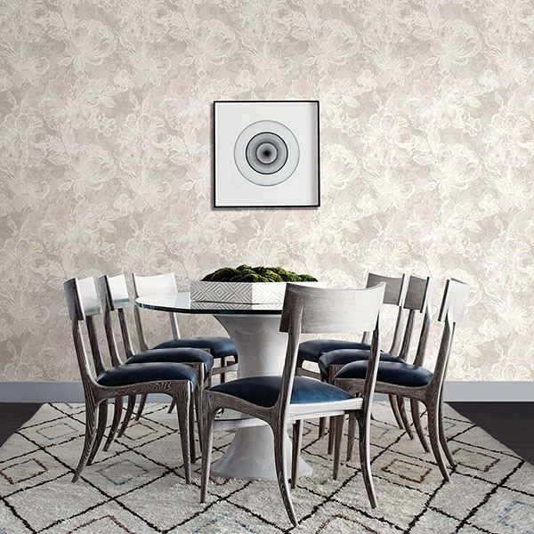 2793-24707 Allure Blush Floral Wallpaper