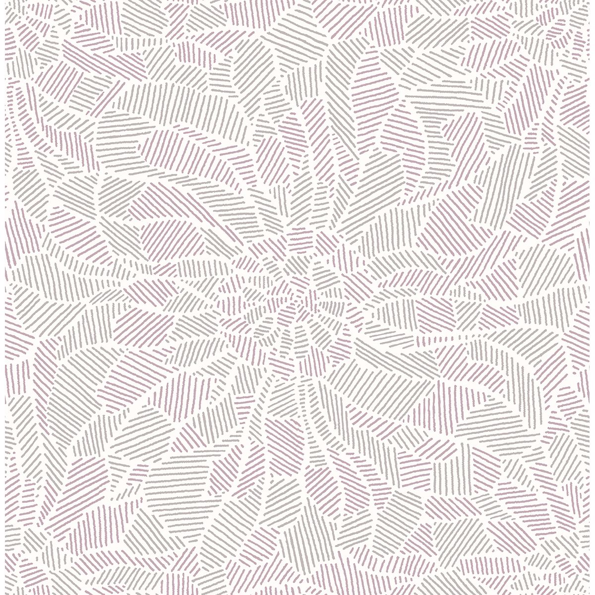 2793-24719 Daydream Purple Abstract Floral Wallpaper