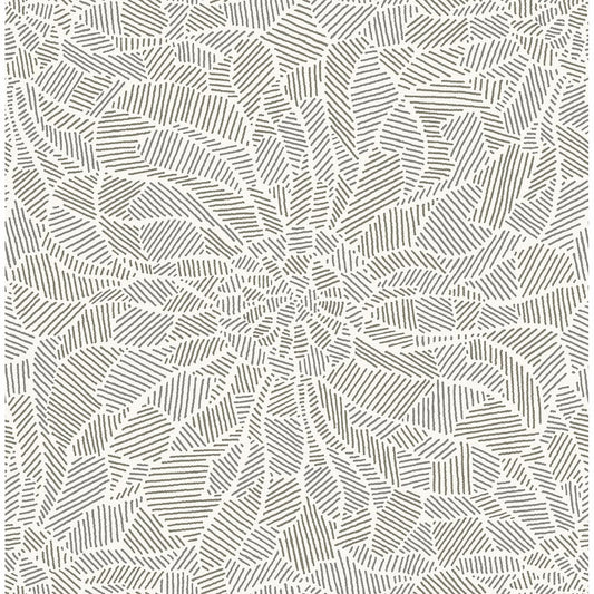 2793-24721 Daydream Moss Abstract Floral Wallpaper