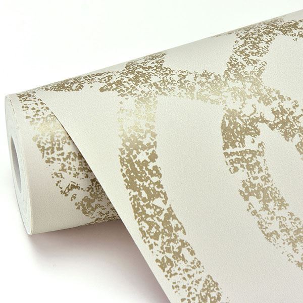  2793-24724 Ethereal Bronze Trellis Wallpaper