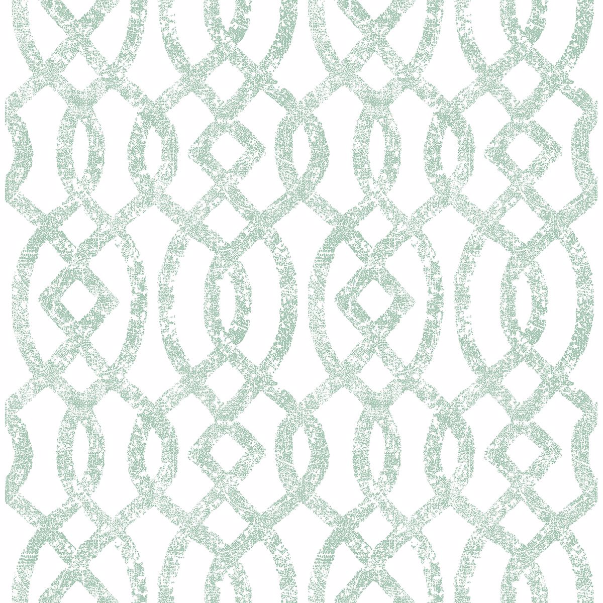 2793-24726 Ethereal Sea Green Trellis Wallpaper