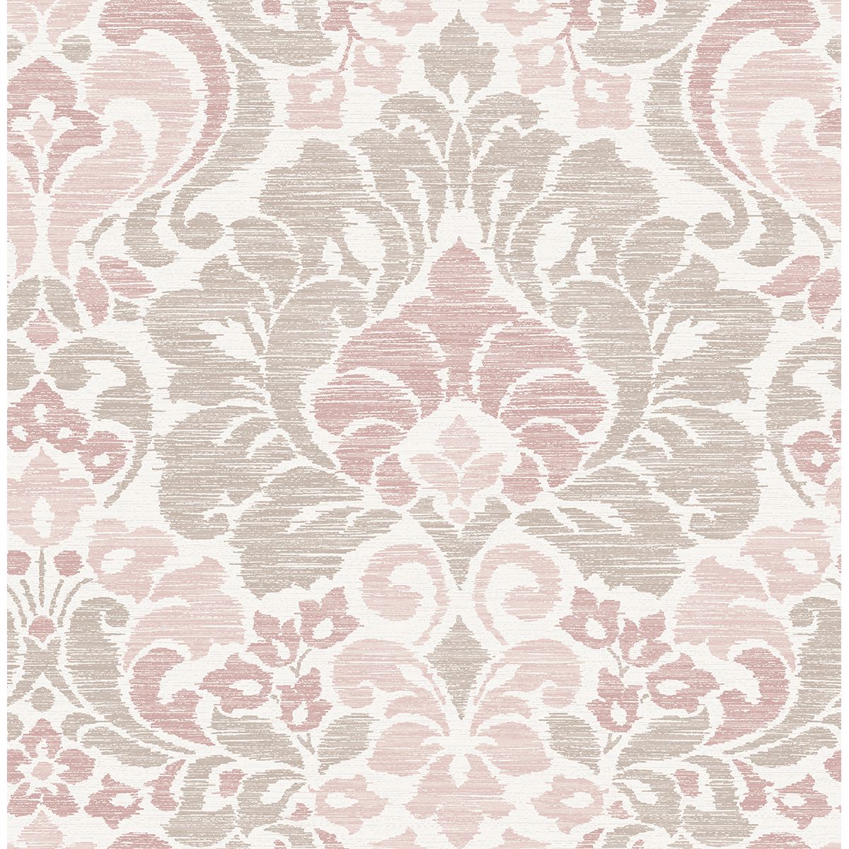  2793-24734 Garden of Eden Pink Damask Wallpaper