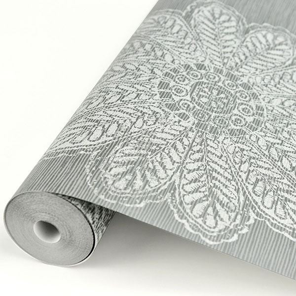 2793-24746 Sol Slate Medallion Wallpaper
