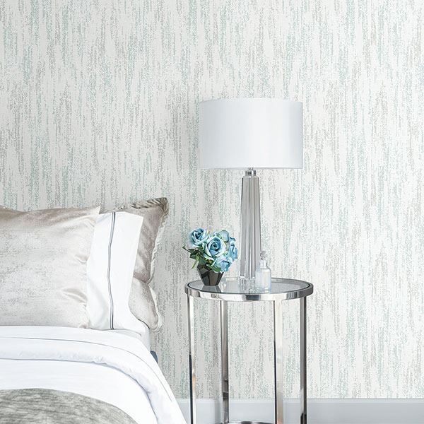  2793-24749 Wisp Seafoam Texture Wallpaper