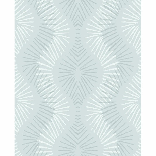 2793-87324 Feliz Seafoam Beaded Ogee Wallpaper
