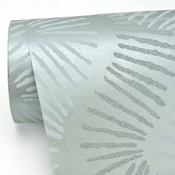 2793-87324 Feliz Seafoam Beaded Ogee Wallpaper
