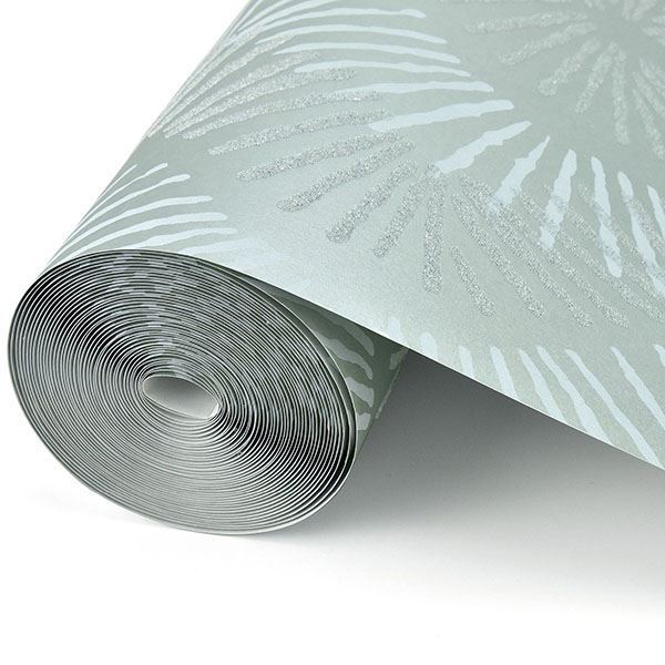 2793-87324 Feliz Seafoam Beaded Ogee Wallpaper