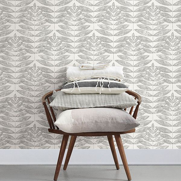 2821-25101 Akira Dove Leaf Wallpaper