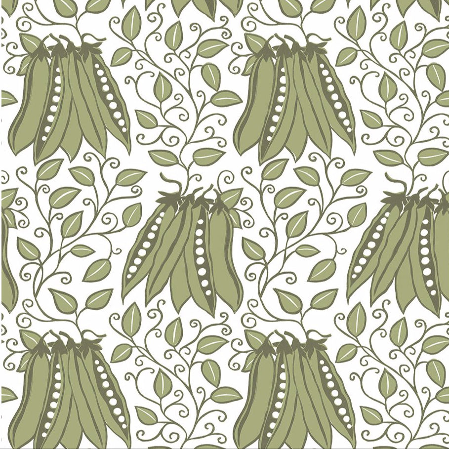 2821-25120 Peas in a Pod Olive Garden Wallpaper