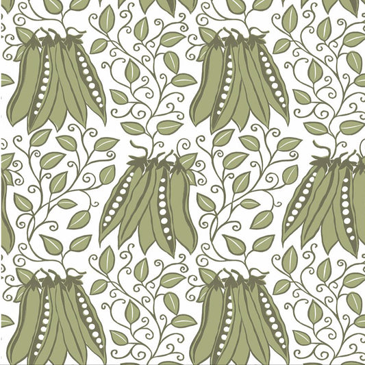 2821-25120 Peas in a Pod Olive Garden Wallpaper