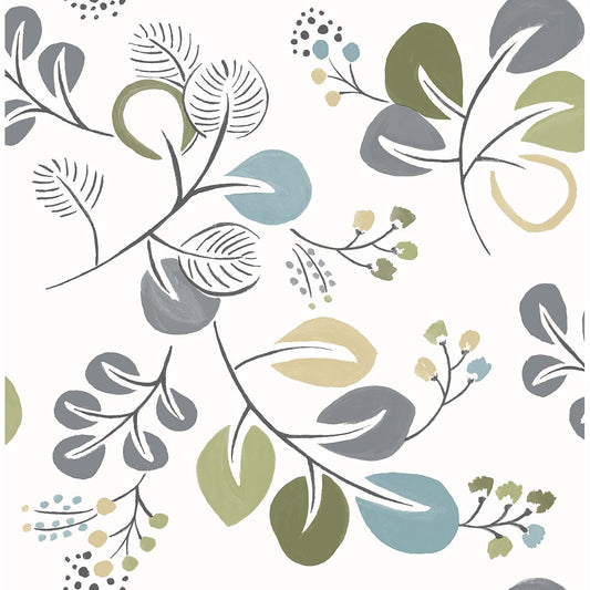 2821-25123 Jona Green Trail Wallpaper