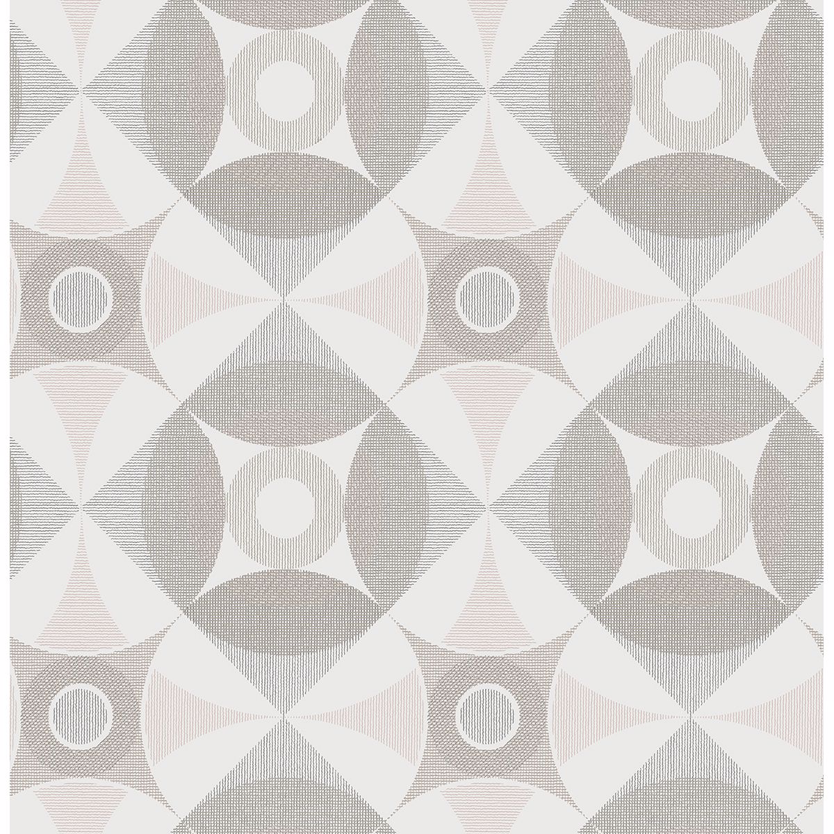 2821-25133 Ellis Light Brown Geometric Wallpaper