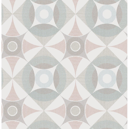 2821-25136 Ellis Multicolor Geometric Wallpaper