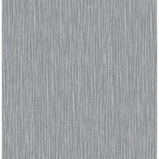 2861-25294 Raffia Charcoal Faux Grasscloth Wallpaper