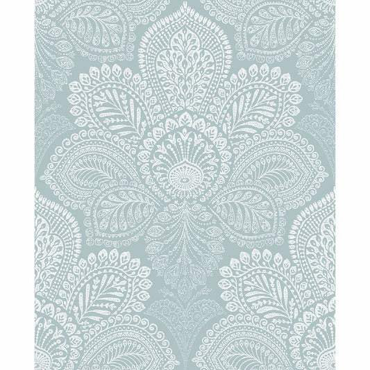 2861-25731 Triumph Light Blue Medallion Wallpaper