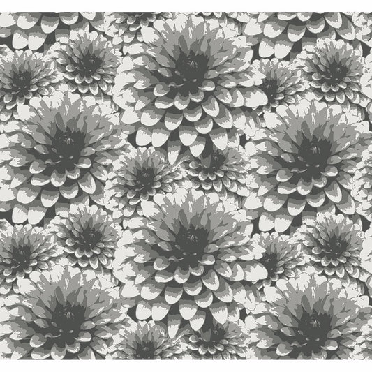2861-87518 Umbra Charcoal Floral Wallpaper