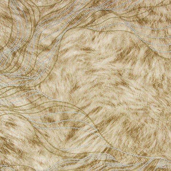  2871-88720 Abruzzo Beige Wolf Wave Wallpaper