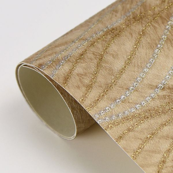  2871-88720 Abruzzo Beige Wolf Wave Wallpaper