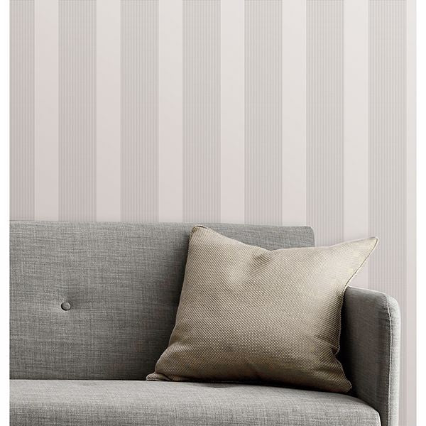 2889-25208 Visby Silver Stripe Wallpaper