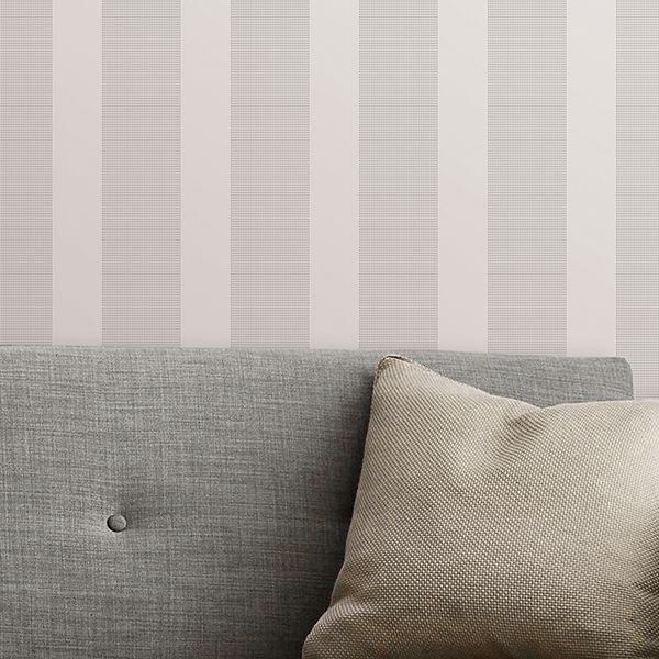 2889-25208 Visby Silver Stripe Wallpaper