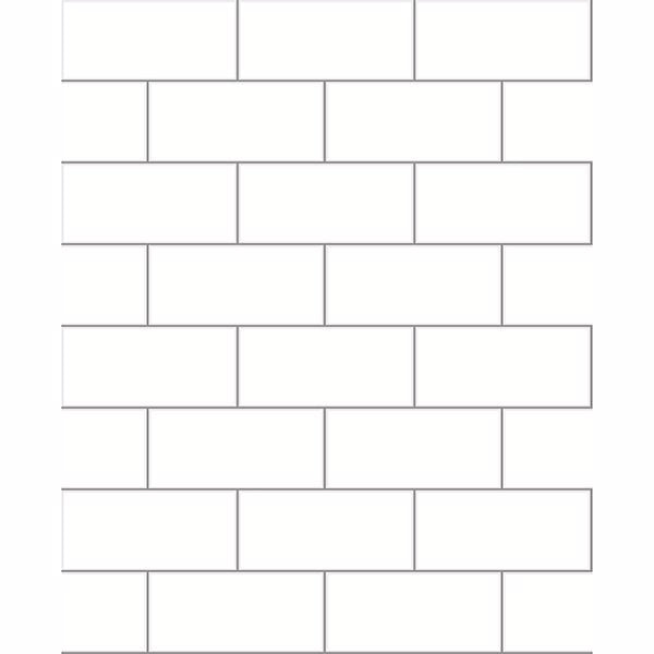 2904-23750 Easton Off-White Subway Tile Wallpaper