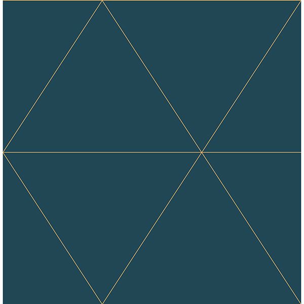 2904-24228 Twilight Teal Modern Geometric Wallpaper