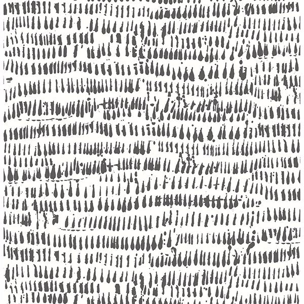 2904-24354 Runes Black Brushstrokes Wallpaper