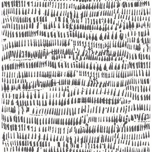 2904-24354 Runes Black Brushstrokes Wallpaper