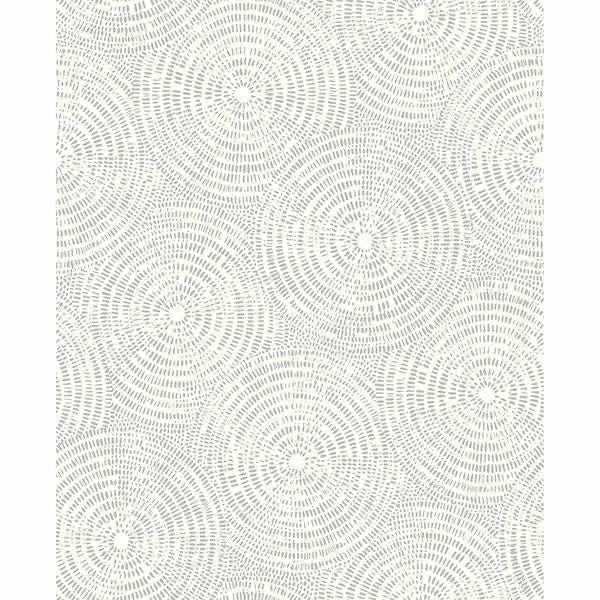 2904-24523 Vatten Platinum Geometric Wallpaper