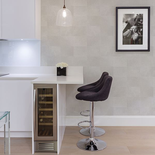 2904-24911 Cecelia Champagne Faux Tile Wallpaper