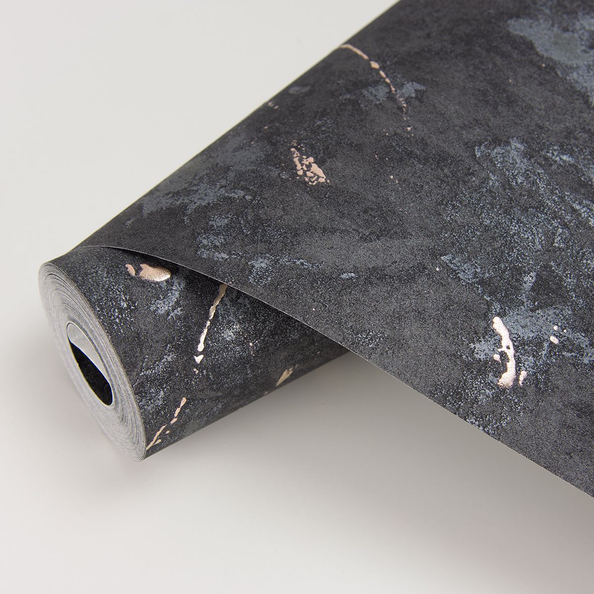 2927-00105 Titania Black Marble Texture Wallpaper