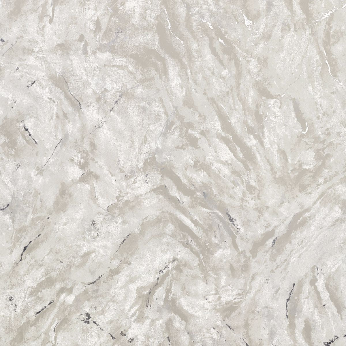 2927-00106 Titania Silver Marble Texture Wallpaper