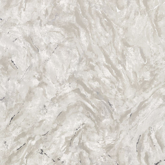 2927-00106 Titania Silver Marble Texture Wallpaper