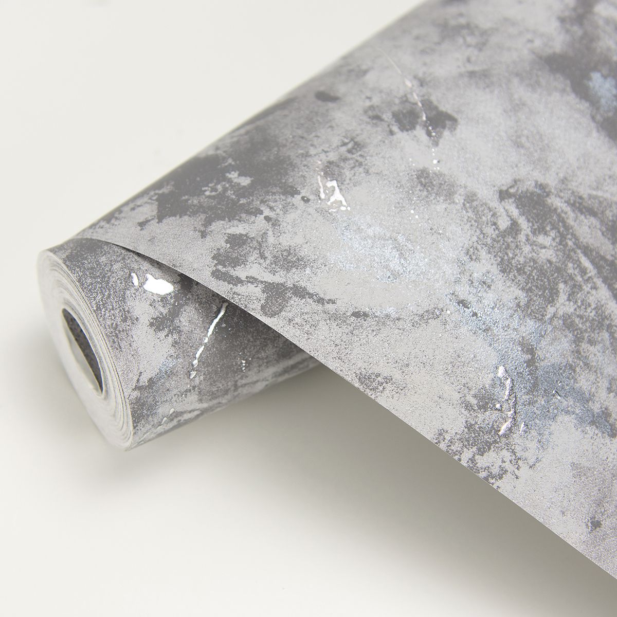 2927-00107 Titania Pewter Marble Texture Wallpaper
