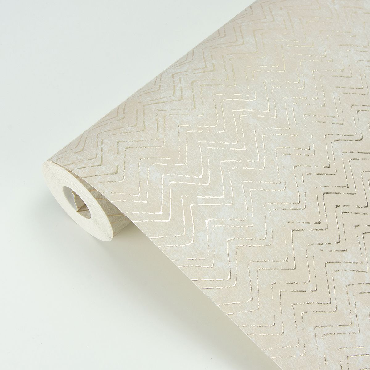 2927-00603 Luna Copper Distressed Chevron Wallpaper