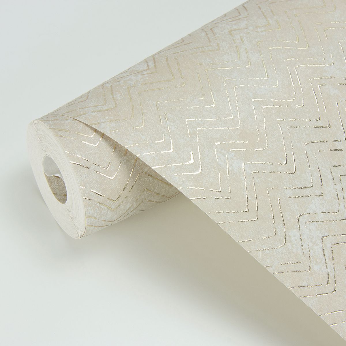 2927-00603 Luna Copper Distressed Chevron Wallpaper