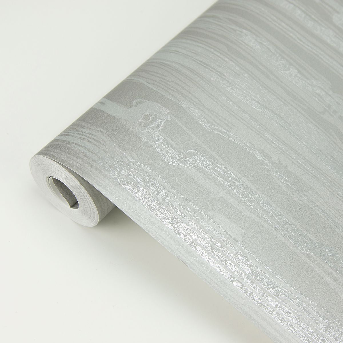 2927-10105 Nova Silver Faux Wood Wallpaper