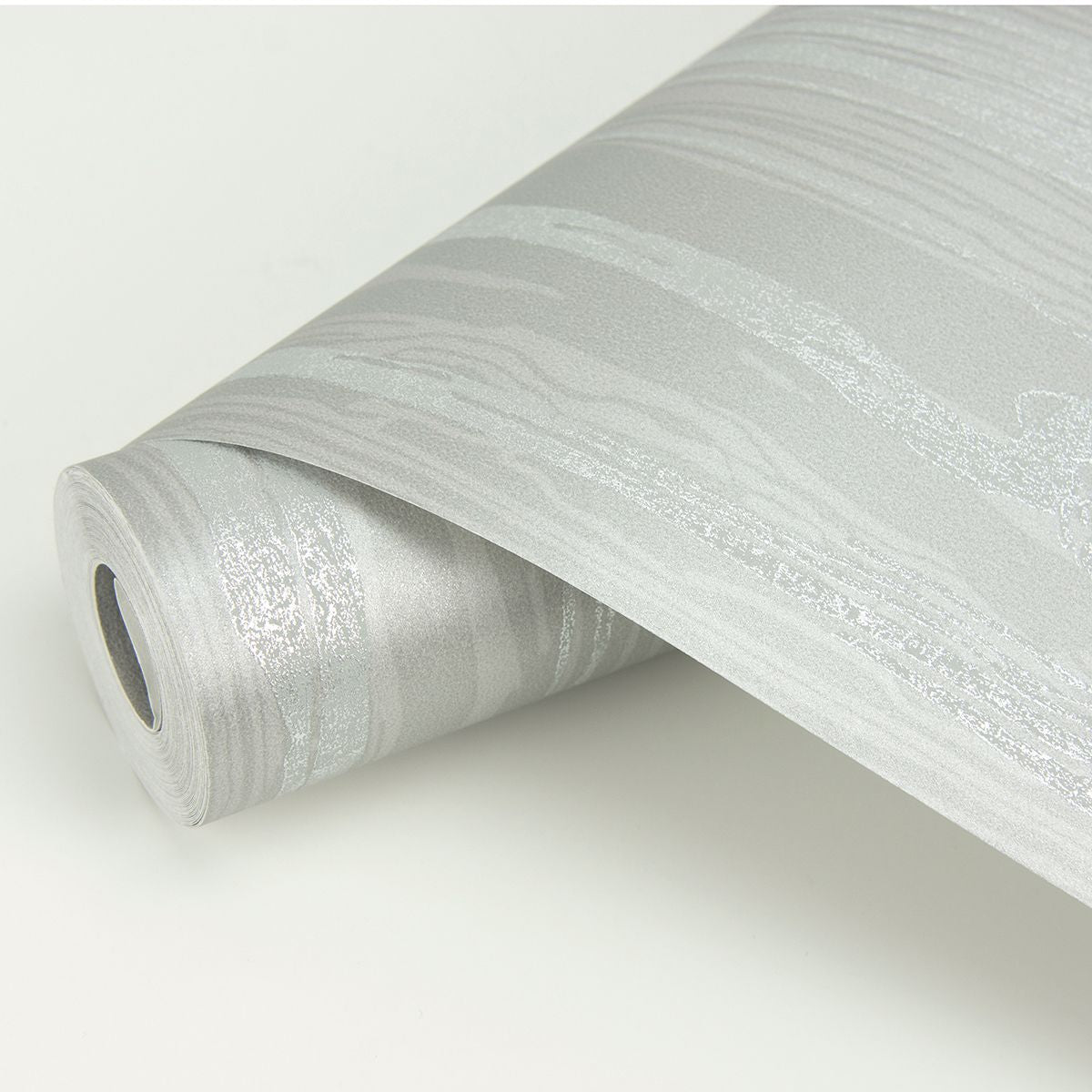 2927-10105 Nova Silver Faux Wood Wallpaper